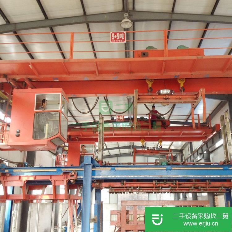 山東出售二手電動雙梁橋式起重機