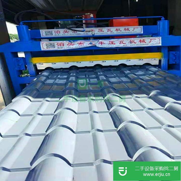 河北滄州出售二手壓瓦機