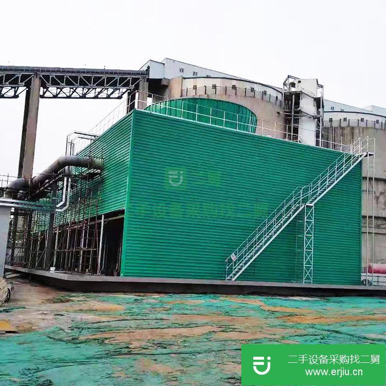 山東濰坊出售二手方形橫流冷卻塔