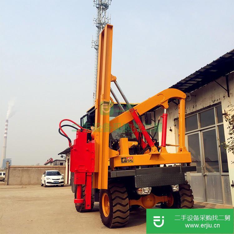 山西出售二手護欄打樁機