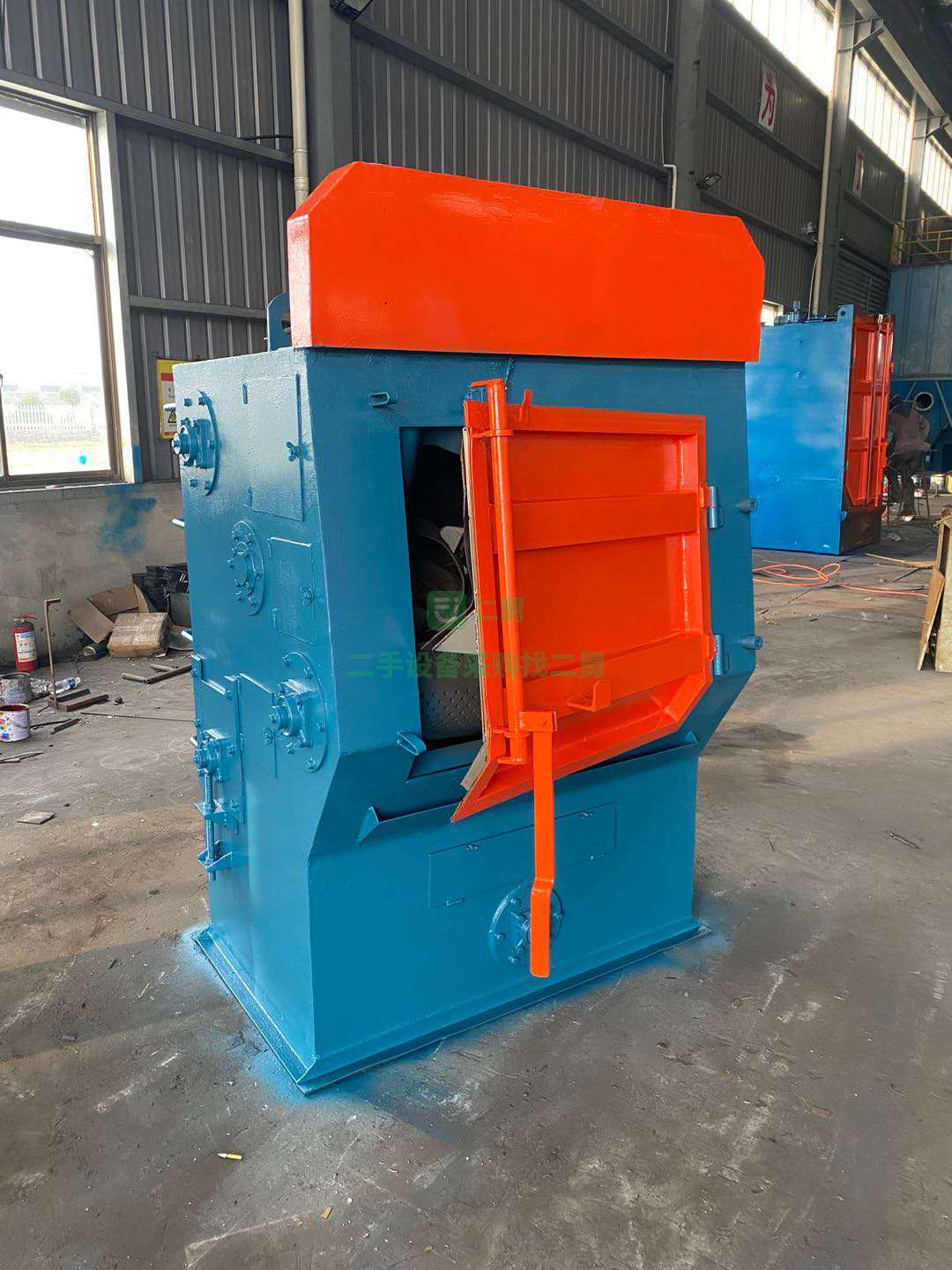 江蘇出售Q326履帶式拋丸機，翻新機，9.9成新