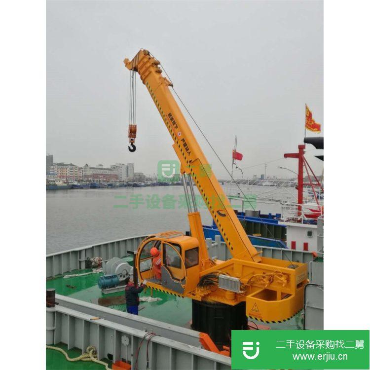 山東出售二手船用浮式起重機