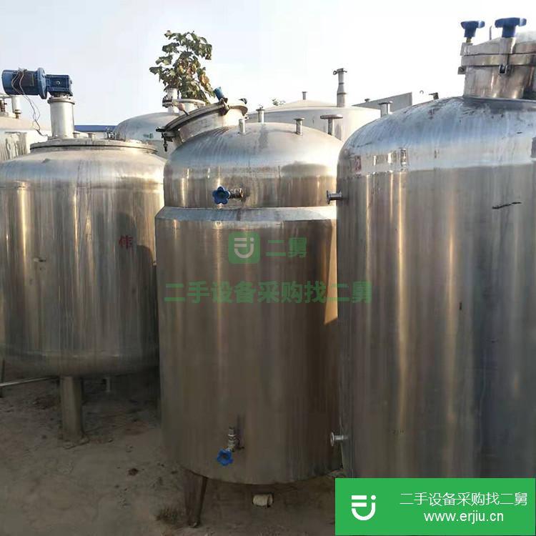 山東出售二手一順電加熱不銹鋼化膠攪拌罐