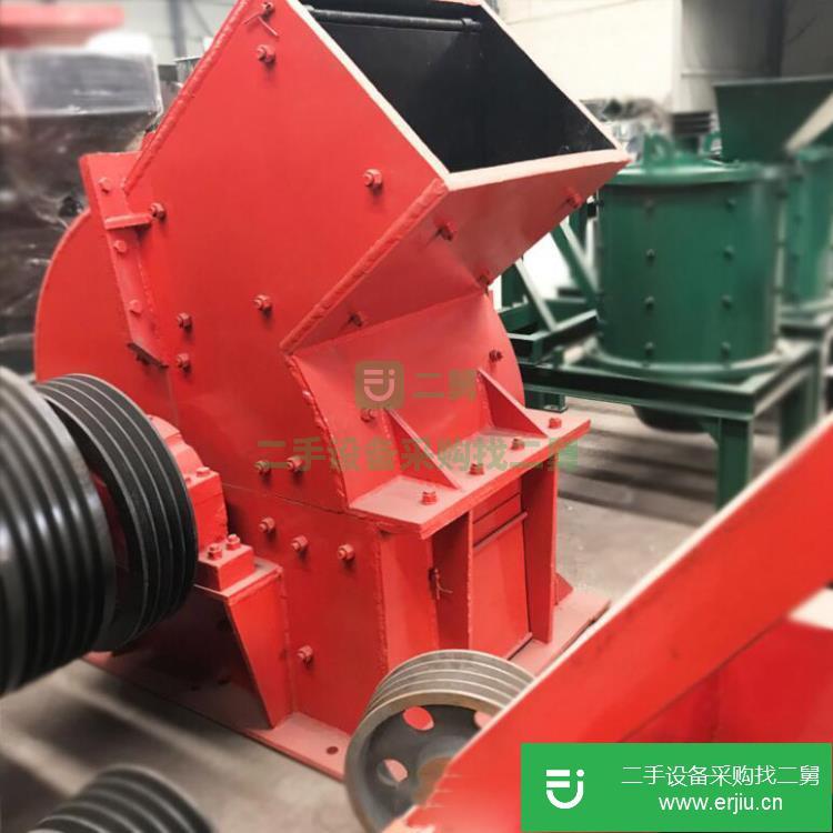河南出售二手錘式破碎機 九成新
