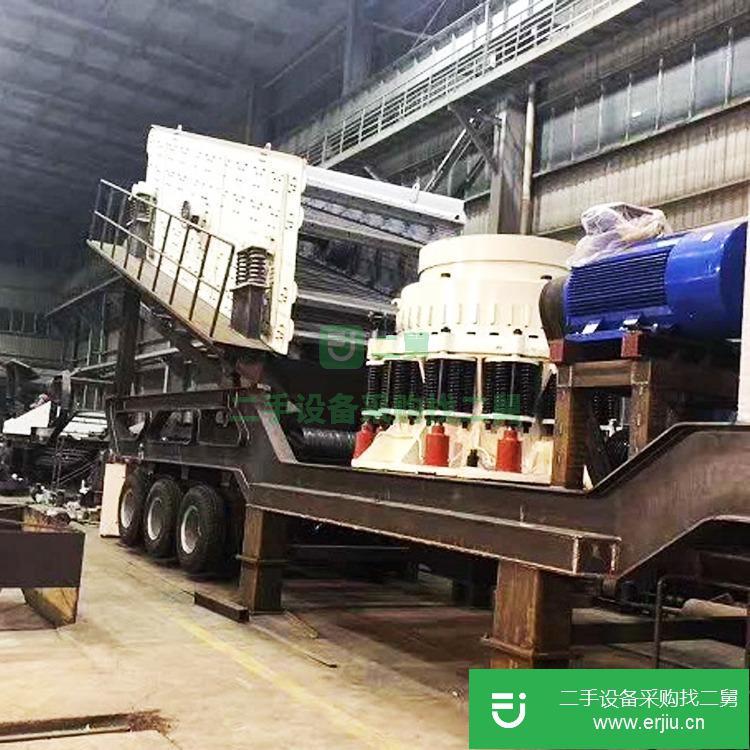 云南昆明出售二手柴油機移動破碎機