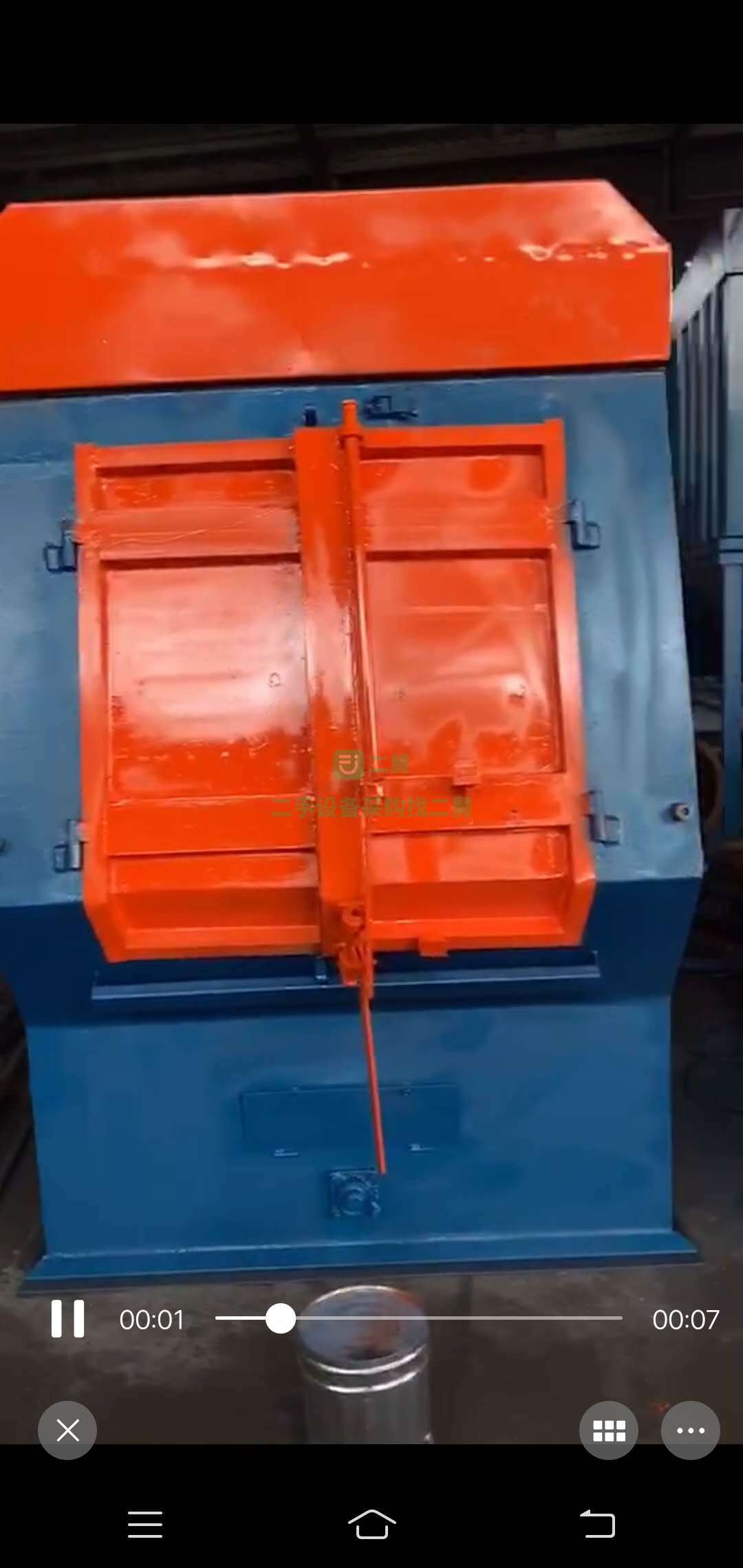 江蘇出售Q3210履帶式拋丸機，九九成新