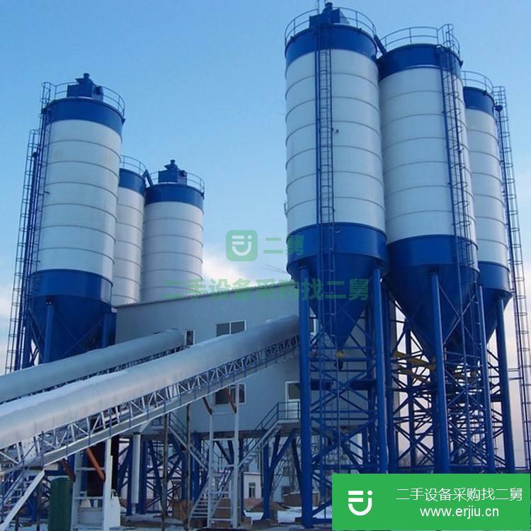 云南昆明出售二手大型全自動新型混凝土攪拌站