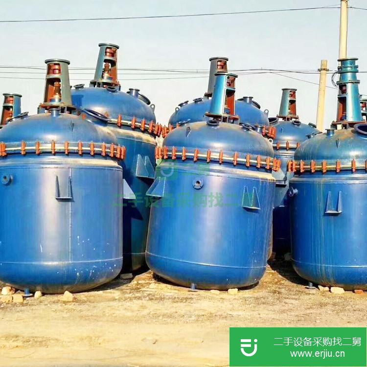 山東菏澤出售二手搪瓷反應釜