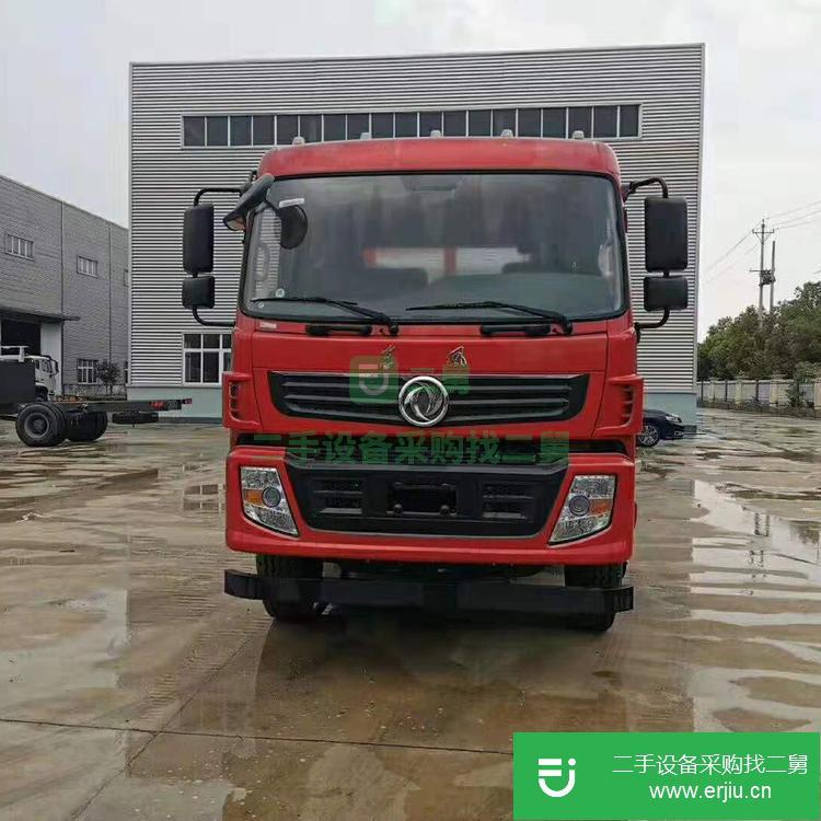湖北出售二手東風平板拖車 九成新 10萬以下