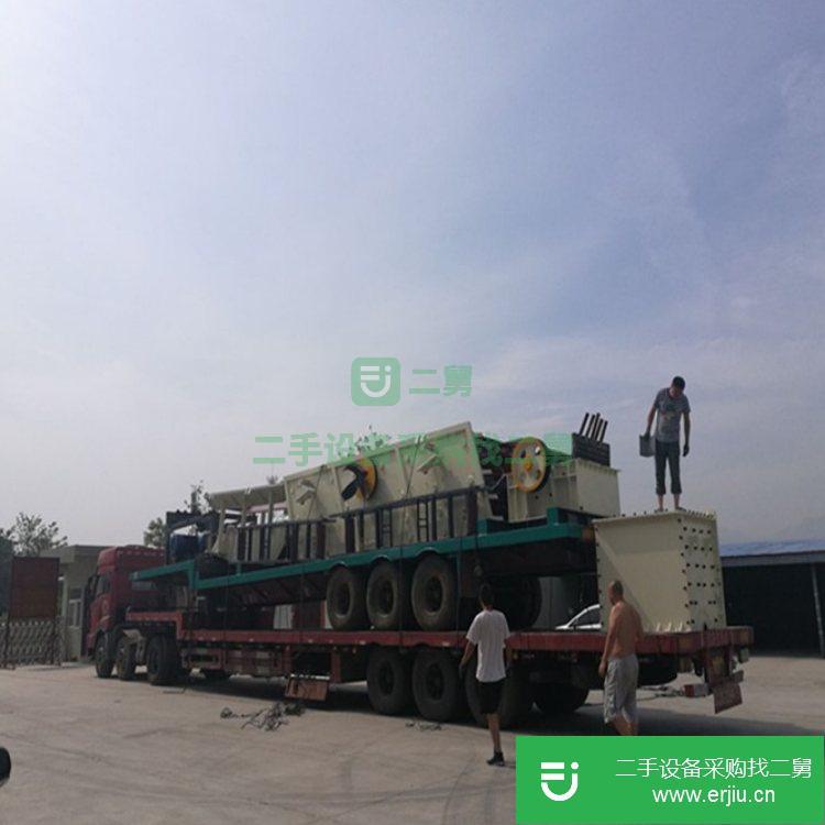 河南鄭州出售二手全自動(dòng)移動(dòng)破碎機(jī)