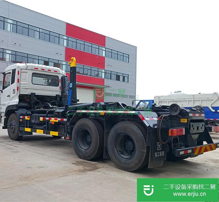 湖北出售二手東風(fēng)勾臂式垃圾車