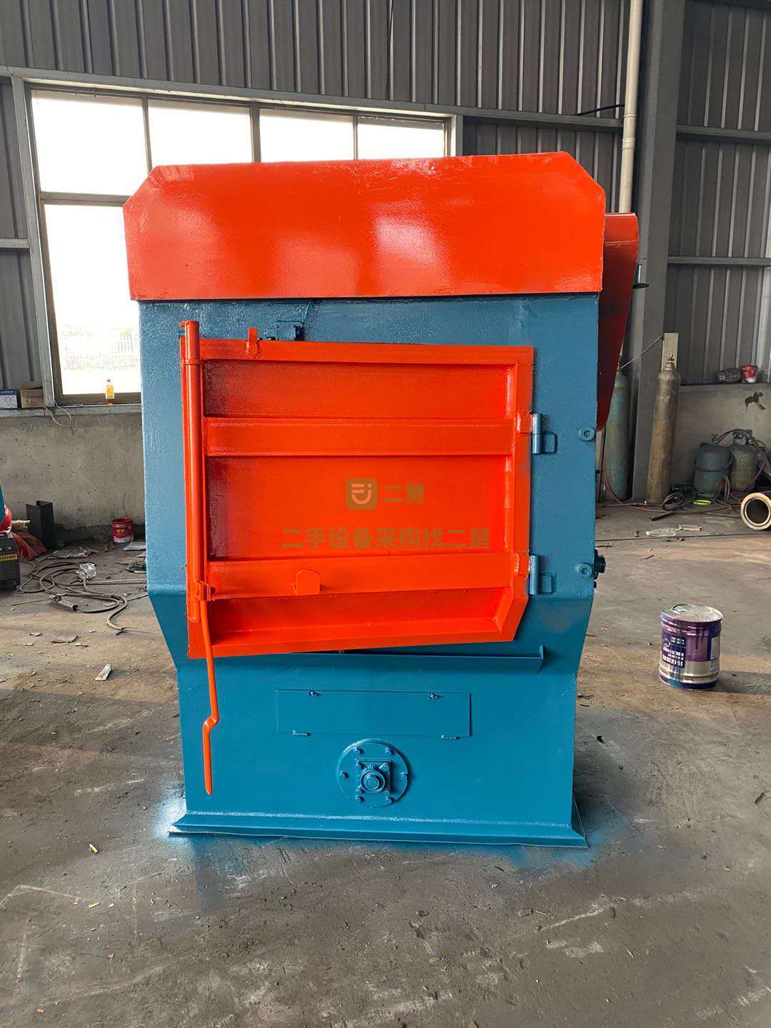 江蘇出售Q326履帶式拋丸機，翻新機，9.9成新