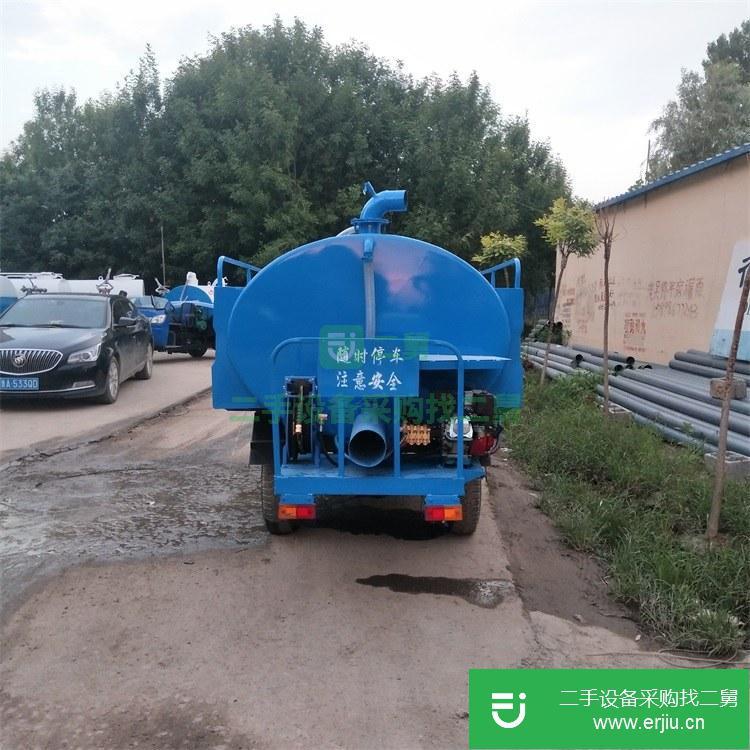 山東出售二手柴油機動三輪吸糞車