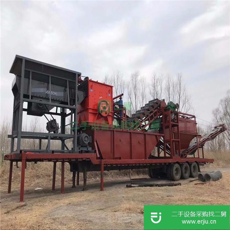 山東出售照泰zt-psxs150二手移動制砂機