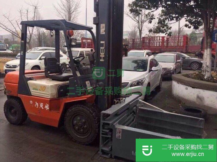 上海出售二手合力軟夾抱工程叉車