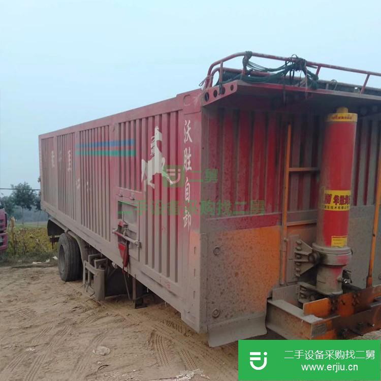 山東出售二手后翻自卸半掛車