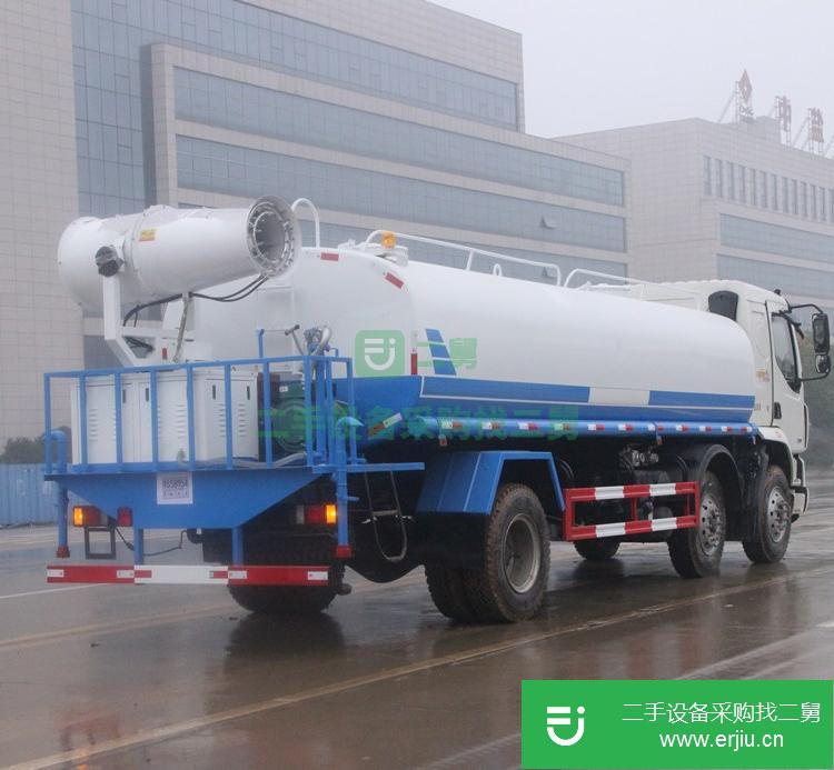 湖北出售二手東風12噸145抑塵灑水車