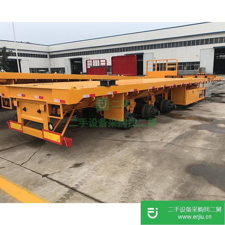 山東出售二手平板半掛車