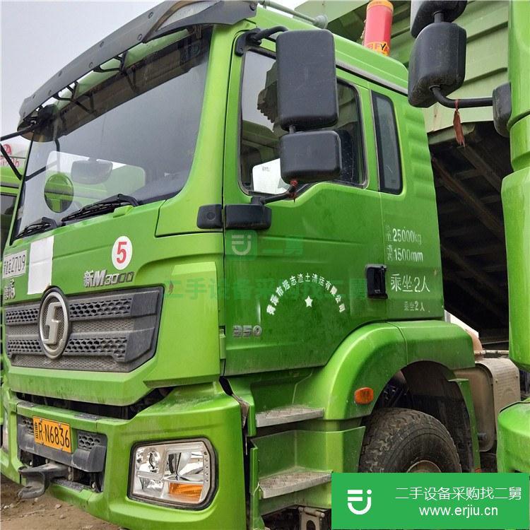 山東出售二手德龍工程廂式自卸車