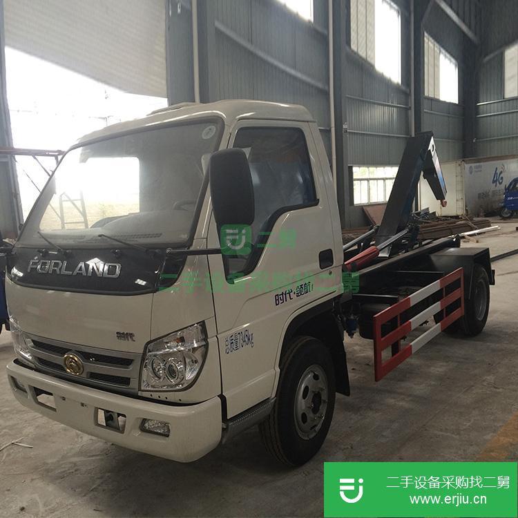 山東出售二手大型鉤臂垃圾車