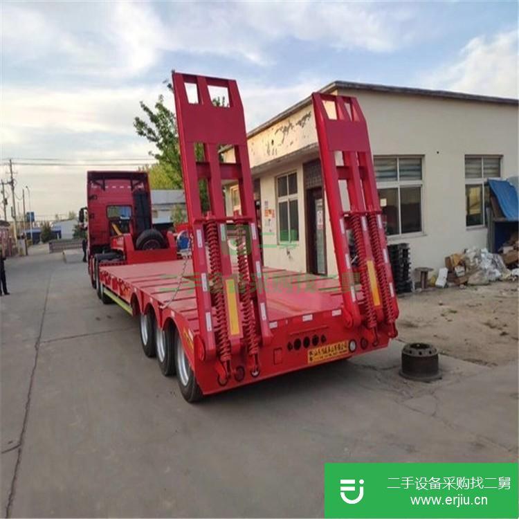 山東出售二手低平板半掛車
