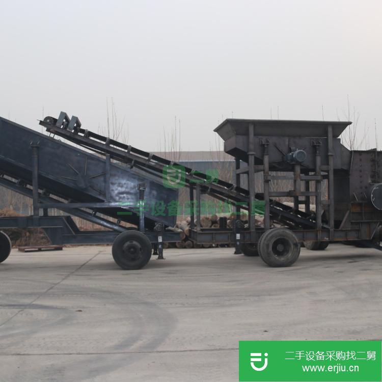 河北出售二手錘式移動制砂機