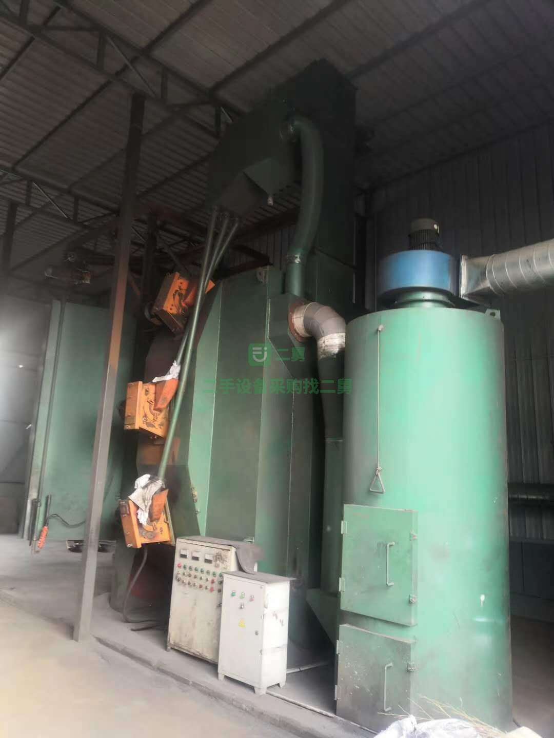 河北邯鄲3730雙鉤拋丸機一噸，低價出售