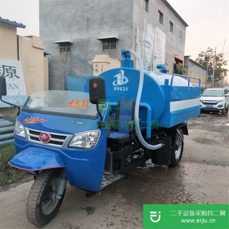 山東出售二手柴油機動三輪吸糞車