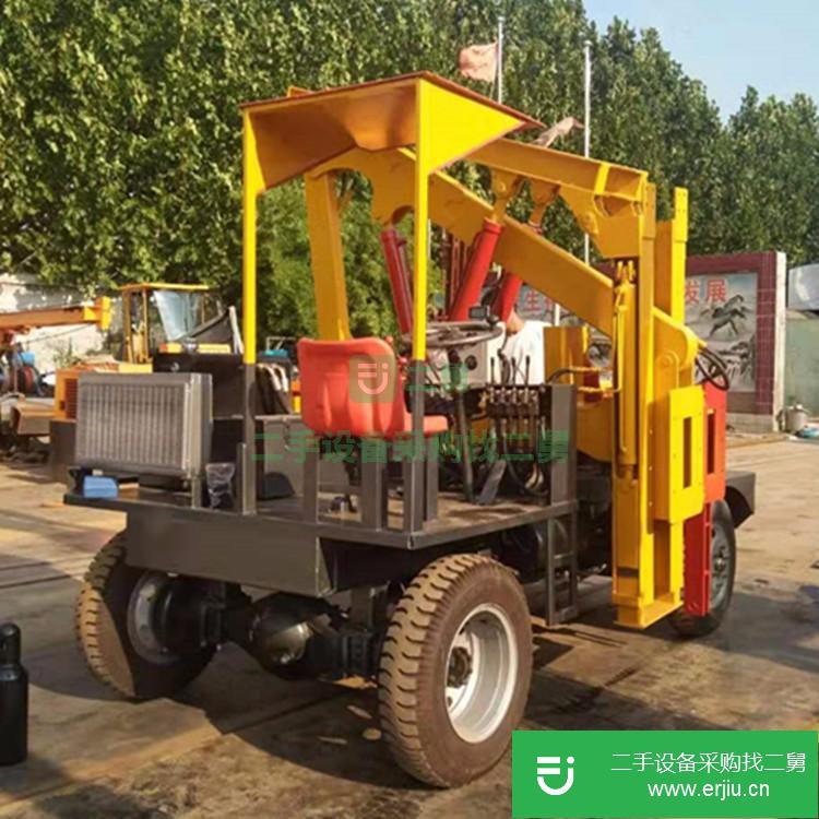 山東出售二手小型護欄打樁機