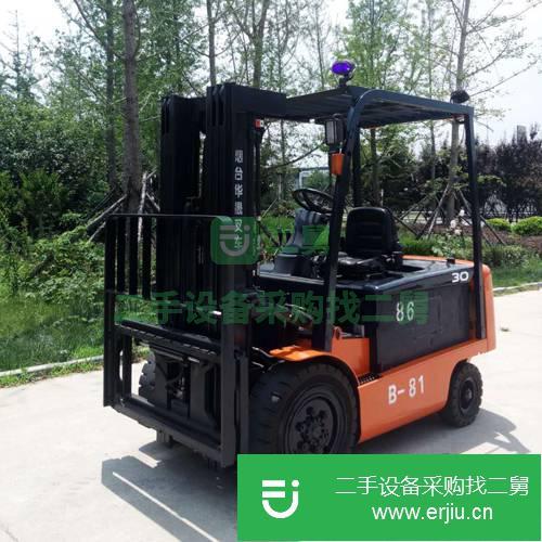 山東煙臺出售二手cpd30實心輪胎柴油叉車