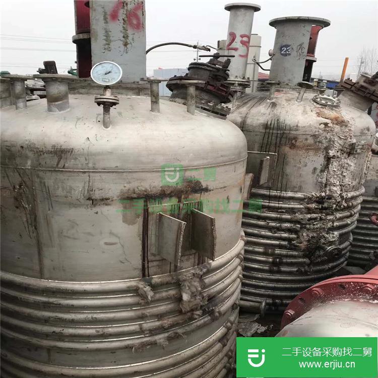 山東出售二手不銹鋼反應(yīng)釜