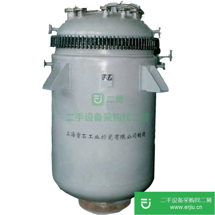 山東出售二手搪玻璃反應釜