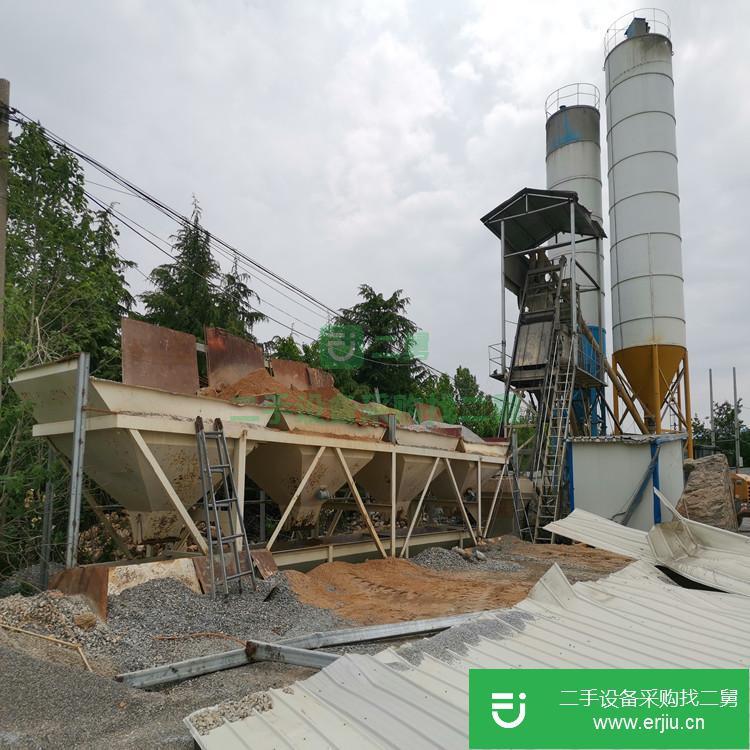 山東出售二手HZS50攪拌站