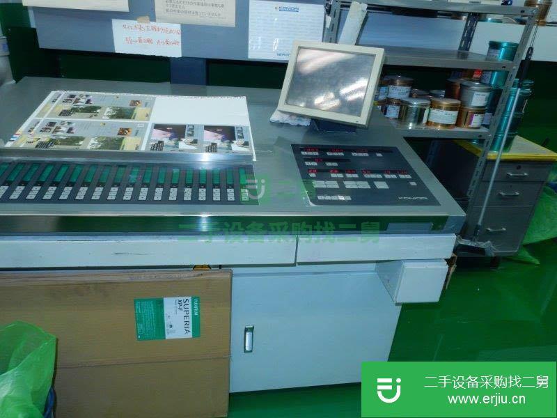 浙江出售二手小森L-426四開四色印刷機