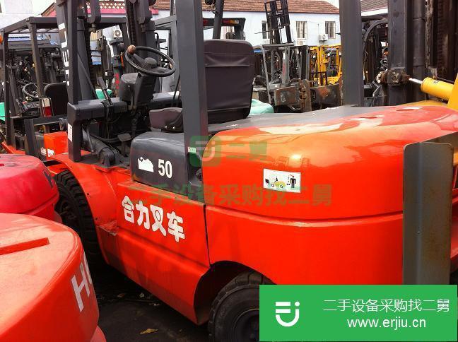 上海出售二手5噸CPCD50合力叉車