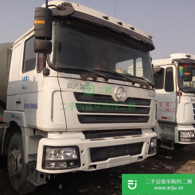 山東出售二手陜汽德龍混凝土攪拌罐車