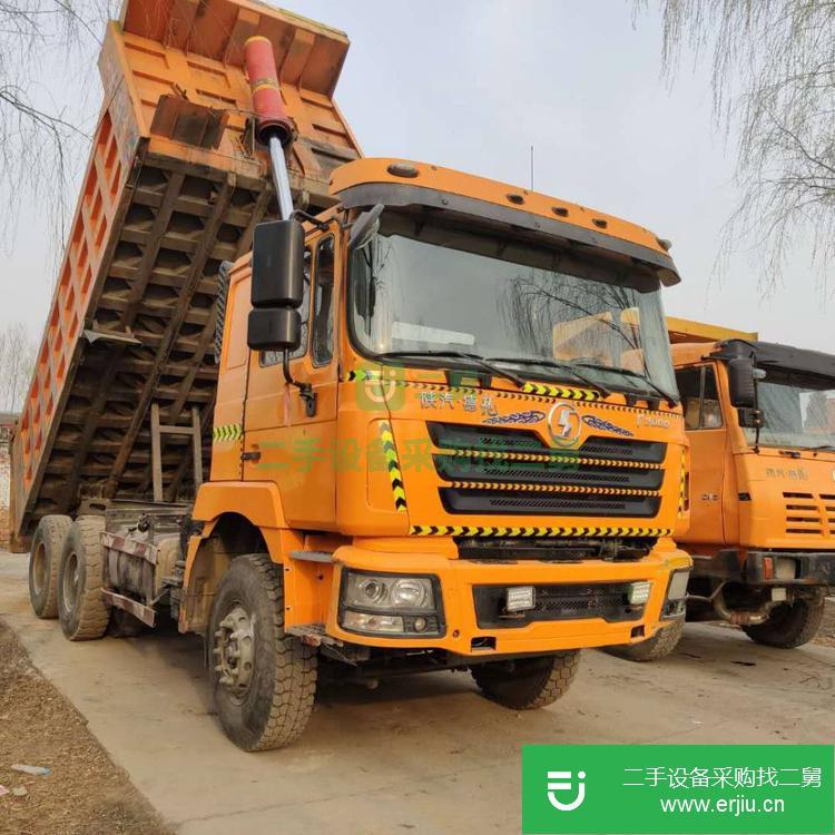 山東出售二手陜汽德龍翻斗自卸車