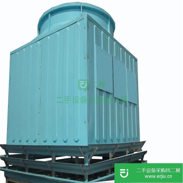 山東出售二手工業橫流式玻璃鋼冷卻塔