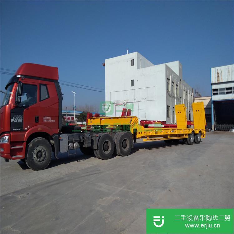 山東出售二手平板半掛車