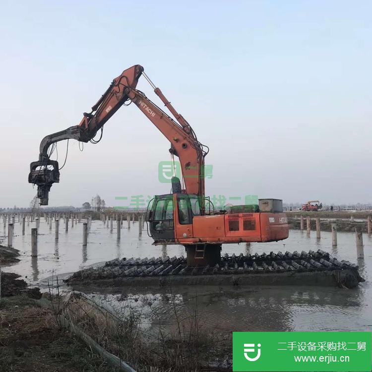 湖北出售二手水陸挖掘機
