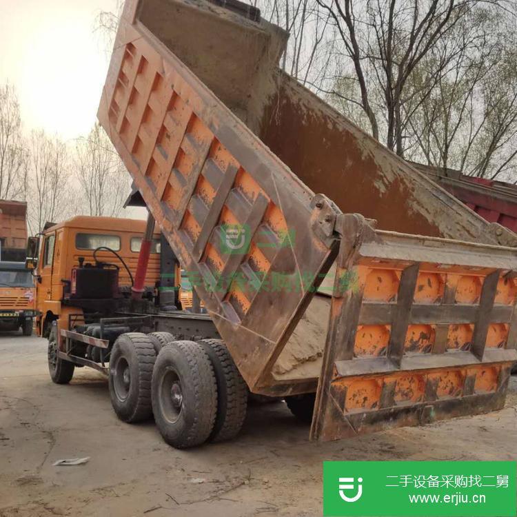 山東出售二手陜汽德龍翻斗自卸車