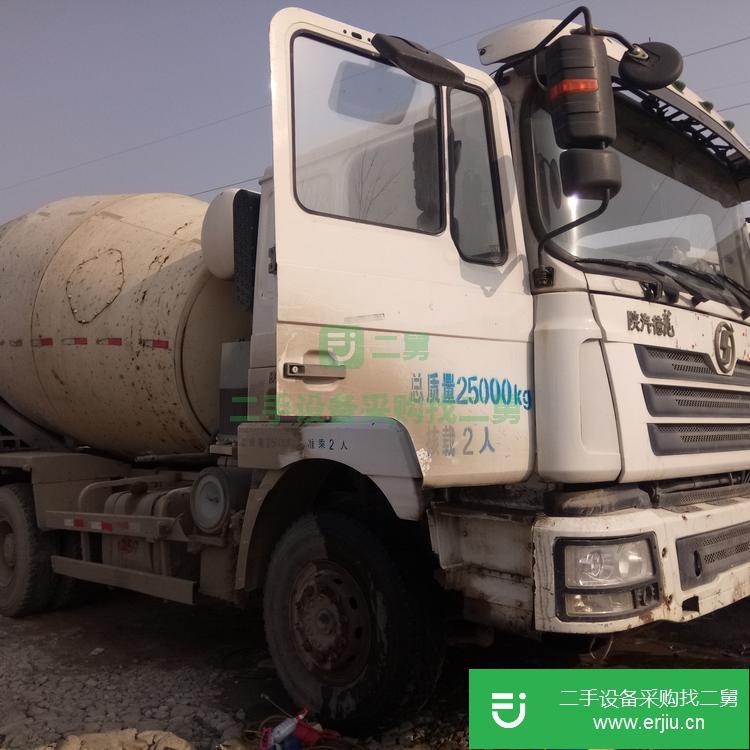 山東出售二手陜汽德龍混凝土攪拌罐車