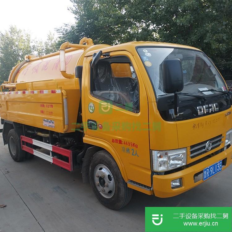 山東出售二手CLW5165GPS75高壓清洗吸污車