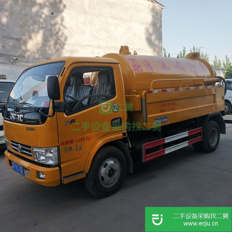 山東出售二手CLW5165GPS75高壓清洗吸污車