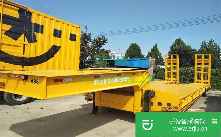 山東出售二手輕型低平板半掛車