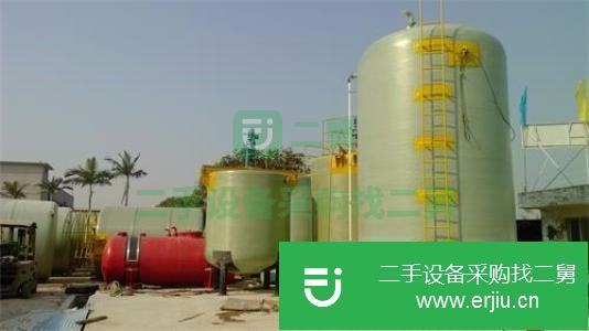 山東出售二手大型HUAKE-004玻璃鋼儲罐