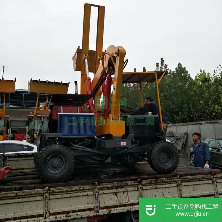 山東出售二手公路護欄打樁機