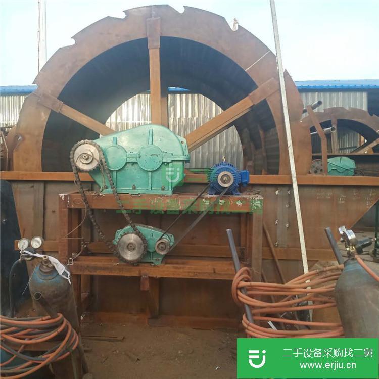 河北出售二手節水輪斗式洗砂機