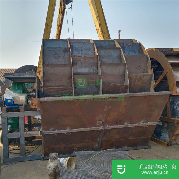 河北出售二手節水輪斗式洗砂機