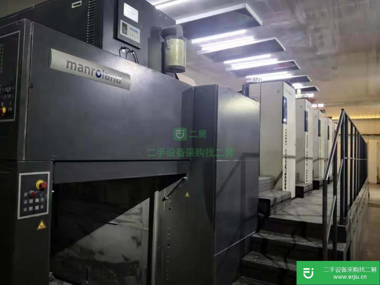 廣東出售二手羅蘭R905一6全張5色142-5印刷機(jī)